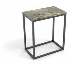 Консольный столик приставной Bella 50х30х60 см серый ГРОСТАТ