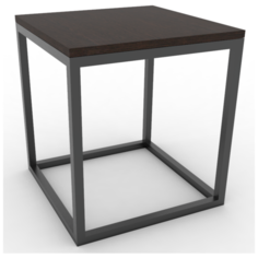 Журнальный столик Letty loft 40x40x44 см венге ГРОСТАТ