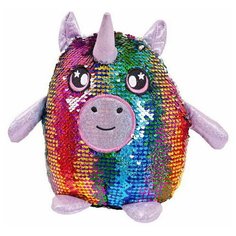 Мягкая игрушка ABtoys Единорог с пайетками 20 см