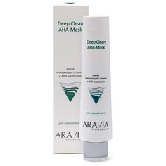 ARAVIA Professional Deep Clean Маска очищающая с глиной и AHA-кислотами для лица, 100 мл