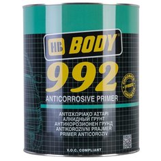 Грунт-праймер HB BODY 992 черный 5 л