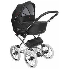 Универсальная коляска Tutek Turran Silver Eco (3 в 1), Eco Black