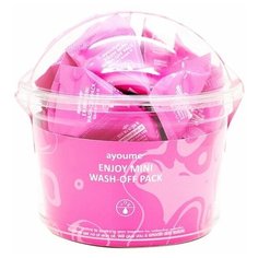Ayoume Enjoy Mini Wash Off Pack Успокаивающая маска с каламином, 3 г, 30 шт.