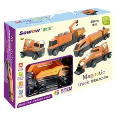 Конструктор Sowow Magnetic Truck N12 Строительная техника