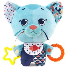 Развивающая игрушка Happy Snail Котик Дарси, голубой