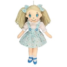 Мягкая игрушка ABtoys Кукла в сарафане в цветочек 30 см