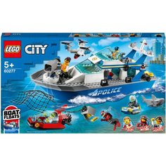 Конструктор LEGO City Police 60277 Катер полицейского патруля