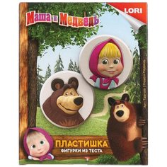 Масса для лепки LORI Фигурки из теста Маша и Медведь (Тдш-001)