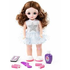 Интерактивная кукла Полесье Алиса в салоне красоты, 37 см, 79596