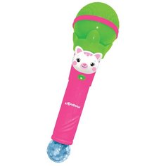 Азбукварик микрофон Суперхит Веселая дискотека зеленый