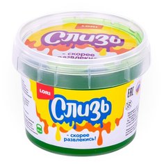 Лизун LORI в баночке зеленый