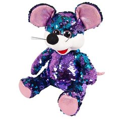 Мягкая игрушка ABtoys Мышка с пайетками 20 см