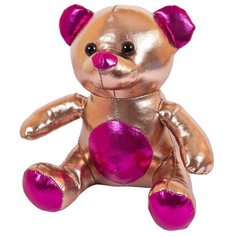 Мягкая игрушка ABtoys Металлик Медведь коричневый 18 см