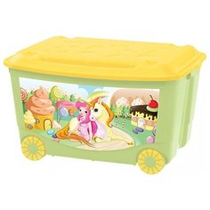 Ящик Бытпласт 580х390х335 мм (431380910) салатовый