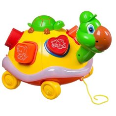 Развивающая игрушка MingWei Черепаха-сортер №3300 Б93911, желтый