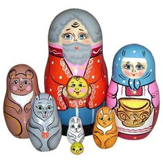 Матрешка Бэмби Колобок, 7 кукол БЕМБi