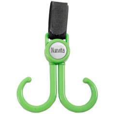 Двойной крючок для коляски Doppio gancio (Verde/Зеленый) Nuovita