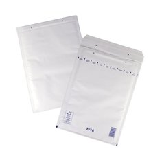 Конверт-пакеты с прослойкой из пузырчатой пленки (240х350 мм), белая крафт-бумага, отрывная полоса, КОМПЛЕКТ 100 шт., F/3 Курт