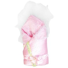 Одеяло на выписку Labeillebaby "Мила" (зима) (розовый) Labeille