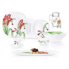 Столовый сервиз CARINE IRIS 46 пр. 6 перс. Luminarc