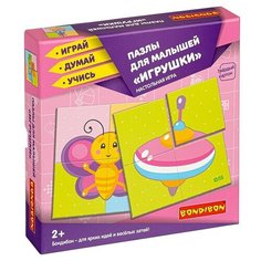 Пазлы для малышей. "Игрушки"- настольная игра BONDIBON.