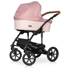 Коляска универсальная Riko Basic BELLA LIFE 2 в 1, розовый