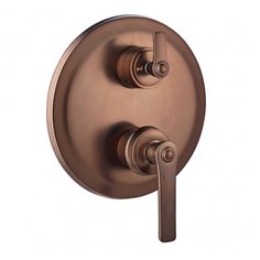 Смеситель встраиваемый подключение на 3 выхода Swedbe Terracotta Art 2518