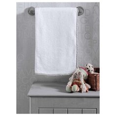 Плед флисовый "Blossom Linen", 100% полиэстер, размер 80*120 см (white) Kidboo