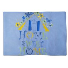 Плед флисовый "Sweet Home", 100% полиэстер, размер 80*120 см (blue) Kidboo