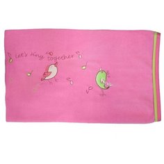 Плед флисовый "Singer Birds", 100% полиэстер, размер 80*120 см (стандарт) Kidboo