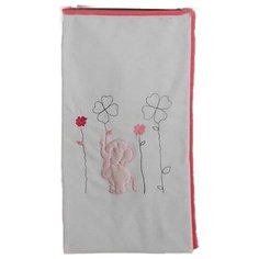 Плед Kidboo флисовый "Elephants" 80*120 см (pink)
