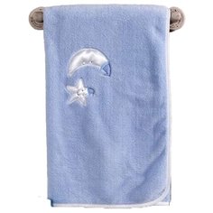 Плед Kidboo хлопок/велюр серии "Teddy Boo" 80*90 см (Blue)