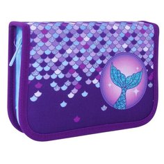 Пенал TIGER FAMILY 1 отделение, 1 откидная планка, ткань, "Purple Divine", 20х14х4 см, 228928, TGJY-013C2E