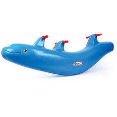 Детские напольные качели Haenim Toy HN-760 "Дельфин" для дома и улицы (для трех детей) (производитель Южная Корея)