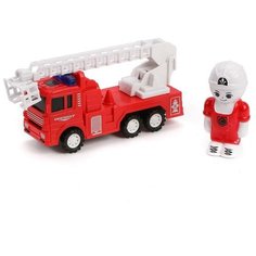 Машина Наша Игрушка инерционная, с фигуркой 7,5 см (M9589)