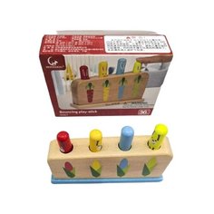 Стучалка "ПРЫГАЮЩИЕ ЗВЕРИ" (4 цвета) (в коробке) Рыжий кот