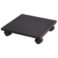 Подставка для цветов Том Полкер квадратная Рузвельт черно-коричневая