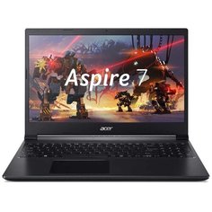 Ноутбук Acer Aspire 7 A715-42G-R6VJ (AMD Ryzen 5 5500U 2100MHz/15.6"/1920x1080/8GB/256GB SSD/NVIDIA GeForce GTX 1650 4GB/Endless OS) NH.QBFER.001, черный