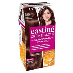 LOreal Paris Casting Creme Gloss стойкая краска-уход для волос, 515, Морозный шоколад