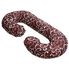 Подушка Body Pillow для беременных С холлофайбер коричневый