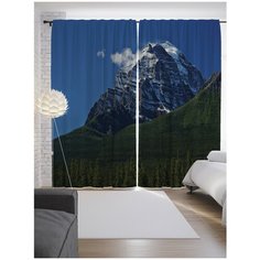 Портьеры JoyArty Пойдем к высоким горам на ленте 265 см (p-15301)