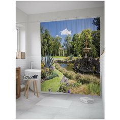 Штора для ванной JoyArty Декоративный парк 180х200 (sc-10327)