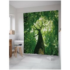 Штора для ванной JoyArty Солнечное дерево 180х200 (sc-15215)