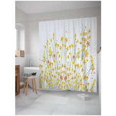 Штора для ванной JoyArty Безудержные цветы 180х200 (sc-16653)