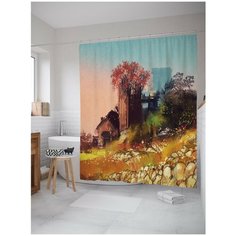 Штора для ванной JoyArty Чудная долина 180х200 (sc-23013)