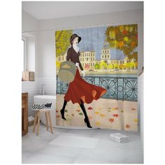 Штора для ванной JoyArty Осеннее настроение 180х200 (sc-78546)