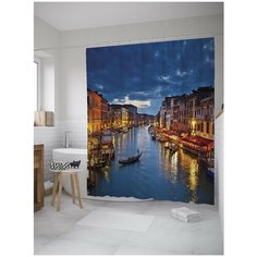 Штора для ванной JoyArty Освещенная река 180х200 (sc-8254)