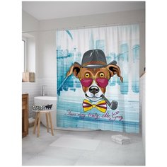 Штора для ванной JoyArty Пес с люлькой 180х200 (sc-7439)