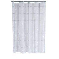 Штора для ванной RIDDER Moonflower 180x200 серый