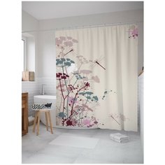 Штора для ванной JoyArty Красочный укроп 180х200 (sc-18348)